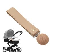 Ganci resistenti per carrozzina, clip per coperta e passeggino, in legno PU, non facilmente, per passeggino, carrozzina, passeggino, viaggi, freddo