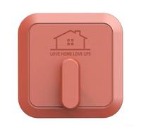 Ganci resistenti per una facile installazione, senza foratura, perfetti per l'organizzazione del bagno e della cucina (rosso)