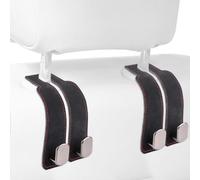 Ganci sedili Auto per Ford Ranger Wildtrak 2016-2024, Car Seat Back Storage Hook, Ganci Doppi per poggiatesta, Multifunzionale Gancio,Black