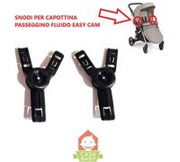Ganci Telaio Cappottina Passeggino Cam Fluido Easy Snodo per Parasole Coppia Sin