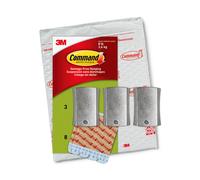 Ganci universali per cornici Command, ganci per quadri senza danni, ganci per cornici senza attrezzi per spazi abitativi, 3 ganci per cornici in