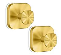 Ganci Ventosa, 2 Pezzi Gancio per Asciugamani in Acciaio Inox, Appendi Accappatoio Bagno Riutilizzabili, Gancio a Ventosa per Ghirlande di Alberi di Natale, Porte D'ingresso, Finestre