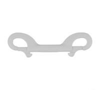 Gancio a clip a doppia estremità da 90 mm per fissare saldamente l'attrezzatura subacquea con una sola mano (bianco)