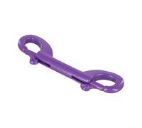 Gancio a clip a doppia estremità da 90 mm per fissare saldamente l'attrezzatura subacquea con una sola mano (viola)