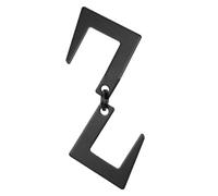 Gancio a forma di S - Gancio per macellaio da appendere | Gancio a S robusto in metallo | Gancio a S Heavy Duty | Gancio per albero da giardino a S | Gancio portatile e antiscivolo per campeggio