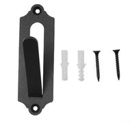 Gancio a forma di teschio in acciaio stile europeo, per montaggio a parete, con testa di capra, con viti di espansione, 10,5 x 3,3 cm (1 pezzo)