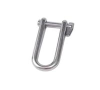 Gancio a Grillo Inossidabile Grillo nettore Metallico Fermo con Pernetto Realizzato in Acciaio Inox 316 con Resistenza Alla Corrosione E All’usura, 8mm