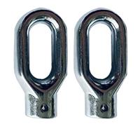 Gancio a manovella retrattabile 2 pcs 1: 7 giunti in lega di alluminio Parti di tenda da tenda di sostituzione Meteo resistenti all'occhio di tenda da tenda minimalista per la tenda da sole, tenda da