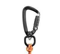 Gancio a molla, in acciaio inossidabile, antiusura, per arrampicata, escursionismo, campeggio, montagna, zaino, borraccia