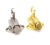 Gancio a molla per fanlight in lega di zinco, gancio a molla per finestre per soffitta e soffitta, 45 mm lucido chiusura di sicurezza con viti