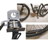 Gancio a parete antifurto per bici con supporto