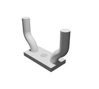 Gancio a Parete Forma Y - Organizer Multiuso Stampato 3D per Appendere