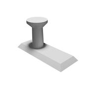 Gancio a Parete per Strisce Adesive 3M Command Medio Stampato 3D Porta