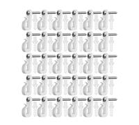 Gancio a S bianco alla moda accessorio portatile per grondaia appeso adatto per luce di Natale e varie decorazioni clip di luce di Natale