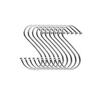 Gancio a S in acciaio inox, gancio appendiabiti multifunzione, asta appendiabiti a forma di S, per cucina, bagno, strumento di stoccaggio(7 cm)