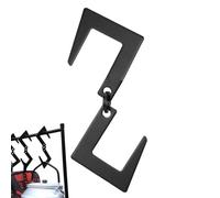 Gancio a S in metallo resistente, gancio a S per ramo di albero da giardino, robusto gancio per armadio, portatile, leggero, per borse, campeggio