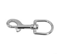 Gancio a scatto girevole in acciaio inossidabile 316 con anello di coda girevole per immersioni, guinzaglio per animali domestici, tenda da campeggio e applicazioni all'aperto (120 mm)