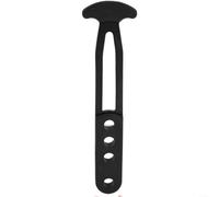 Gancio a T in gomma con 3 o 4 fori per accessori marini, scala e cinghie di stoccaggio, robusto gancio con fibbia nera in gomma resistente, dimensioni precise 15,2 x 4,6 x 1 cm per un fissaggio sicuro