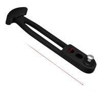 Gancio a T in gomma con 3 o 4 fori per accessori marini, scala e cinghie di stoccaggio, robusto gancio con fibbia nera in gomma resistente, dimensioni precise 15,2 x 4,6 x 1 cm per un fissaggio sicuro
