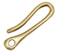 Gancio a U a Base di Rame Massiccio per Progetti Pelletteria Tono Oro Accessorio