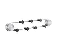 Gancio a ventosa | Gancio a ventosa senza trapano | Supporto per porta bagno - per asciugamani, chiavi, cappotti, borse, cappelli, borse, ombrelli, bagno, cucina, ufficio, ingresso, corridoio