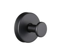 Gancio a ventosa metallo Ø 6 cm nero Nero