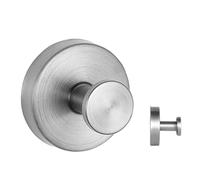 Gancio a ventosa per doccia, ventose con ganci, gancio per ventosa per finestra in acciaio inox, forte capacità di carico, organizer per abiti dietro la porta per riporre portachiavi e cappelli