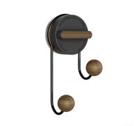 Gancio a ventosa realizzato in acciaio inossidabile e ABS, offre un design minimalista e una forte presa su superfici lisce per il montaggio dei danni e appendere la carta velina