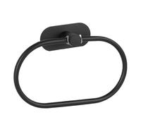 Gancio Ad Anello for Asciugamano In Acciaio Inossidabile Da 1 Pezzo Supporto for Mano Resistente Montato A Parete Alla Corrosione(Black)
