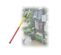 Gancio ad Arco ad Alta Tensione con Testa Regolabile Multi-Angolo, Asta di commutazione ad Arco, utilizzato per la Manutenzione elettrica (8 m - 4 sezioni).