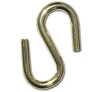 Gancio ad S (Esse) Ottonato per Catene Appendiquadri Altezza 24 mm conf. 200 Pz