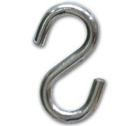 Gancio ad S (Esse) Zincato n. 23 Ø Filo 5,9 mm Altezza 55 mm conf. 150 Pz