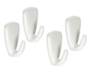 Gancio Adesivo Piccolo in Plastica PZ.4 Presto 2 CMX3 Tescoma 6 Pezzi