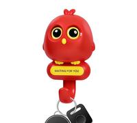 Gancio adesivo - Portachiavi dal design simpatico e creativo con uccellino Wink | Organizer con gancio da parete adesivo | per doccia, bagno, cucina, porta, asciugamano, borsa, cappello, dormitorio