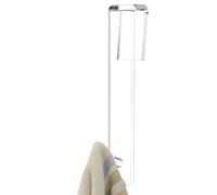 Gancio allungato trasparente in acrilico per porta, per valutazione | Ganci da bagno con struttura elastica, lucidatura liscia per asciugamani trasparenti, per cucina professionale