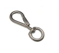 Gancio Altalena Per Girevole Molla Bloccaggio Animale Tether Carabina 8mm BZP