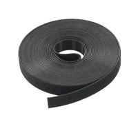 Gancio & Anello Auto Avvolgere Nero 10mm X 25m Edificio Cravatte & Costrittivo