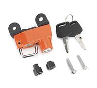 Gancio antifurto per lucchetto per casco adatto per modelli Scrambler 400/800 2015+ moto modificata (Arancia)