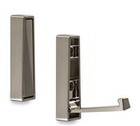 Gancio Appendiabite Pieghevole da Montare BARI 80 x 20 x 15 mm Finitura Acciaio Inox Ganci Attaccapanni Porta-Cappotti