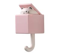 Gancio appendiabiti adesivo creativo, ganci da parete carini senza traccia, organizer decorativo per la cucina del bagno per cappotto Sciarpa Rasoio Loofah Accappatoio Chiavi Appeso