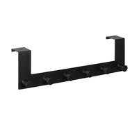 Gancio Appendiabiti Porta Bagno Cucina - Ganci Appendi Abiti Acciaio 39x11x4,5cm