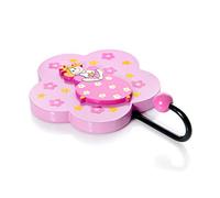 Gancio appendiabiti rosa con principessa, per camera da letto dei bambini o nursery