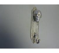 Gancio Appendiabiti Skull Teschio Versilbrato 15Cm 150Gr. Gotico Magia