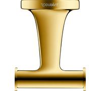 Gancio per asciugamani Duravit Starck T, doppio, 009930, Colorazione: Oro lucido