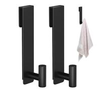 Gancio Asciugamani per Porta Doccia 2 Pezzi Organizer per Accappatoi | Adatto per Vetro da 10 mm Oltre la Porta della Doccia per Vestiti, Ghirlande, Dormitorio, Cucina, College, Appartamento,