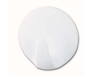 Gancio autoadesivo tondo Small Tesa Powerstrips® Ø 41 mm bianco Bianco
