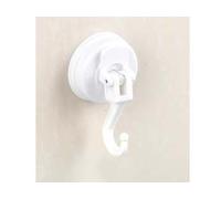 GANCIO BAGNO CLIP- - mm.65x39x105 - colore bianco - 6 pezzi AGLAIA