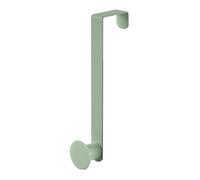 Gancio Bagno Singolo Verticale Tondo In Acciaio E Plastica Verde Appendi-Asciugamani E Accappatoio - Linea Fiore