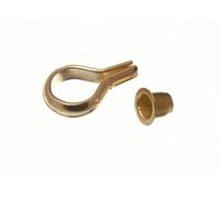 Gancio Banjo per Libreria E Presa 6mm Placcato Ottone Eb 100 Di Ogni