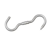 Gancio Carne Macelleria Girevole 240x10 mm in Acciaio Inox Sanelli Ambrogio